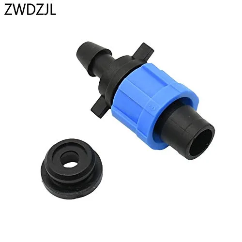 Barbed drip connector fittings