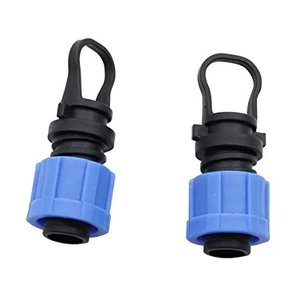 End caps sealed onto dripline